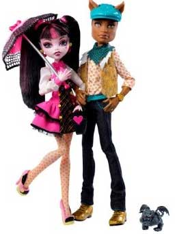 Draculaura y Clawd Wolf Draculaura y Clawd Wolf