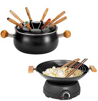 Set de fondue y wok Set de fondue y wok