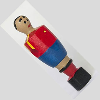 Muñeco de futbolín de la roja Muñeco de futbolín de la roja